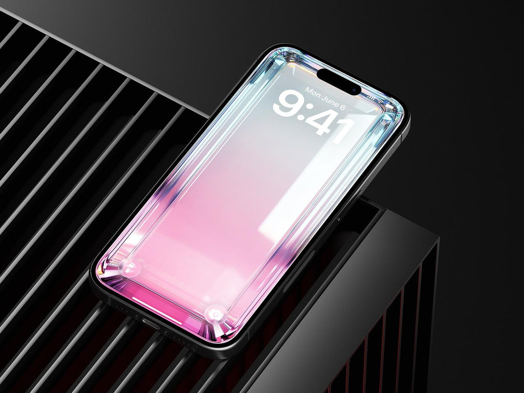 Rose 3D Glass iPhone Wallpaper – Minimalist (Digital Download