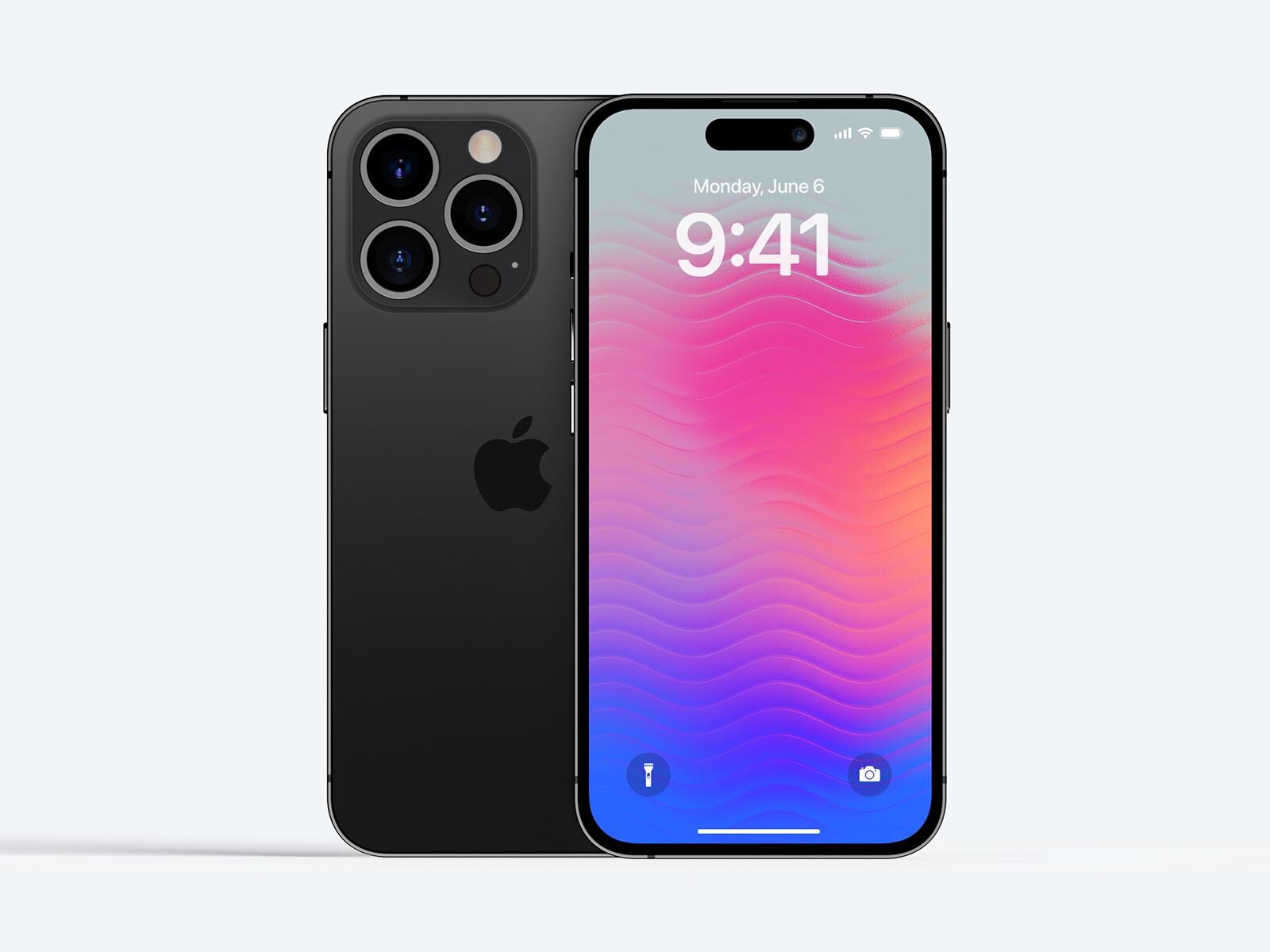 Abstract Wavy iPhone Wallpaper, Colorful Waves Phone Background (Digital Download)