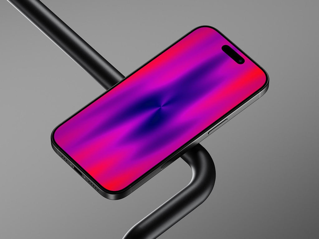 Aura Flux iPhone Wallpaper – Minimalist (Digital Download)