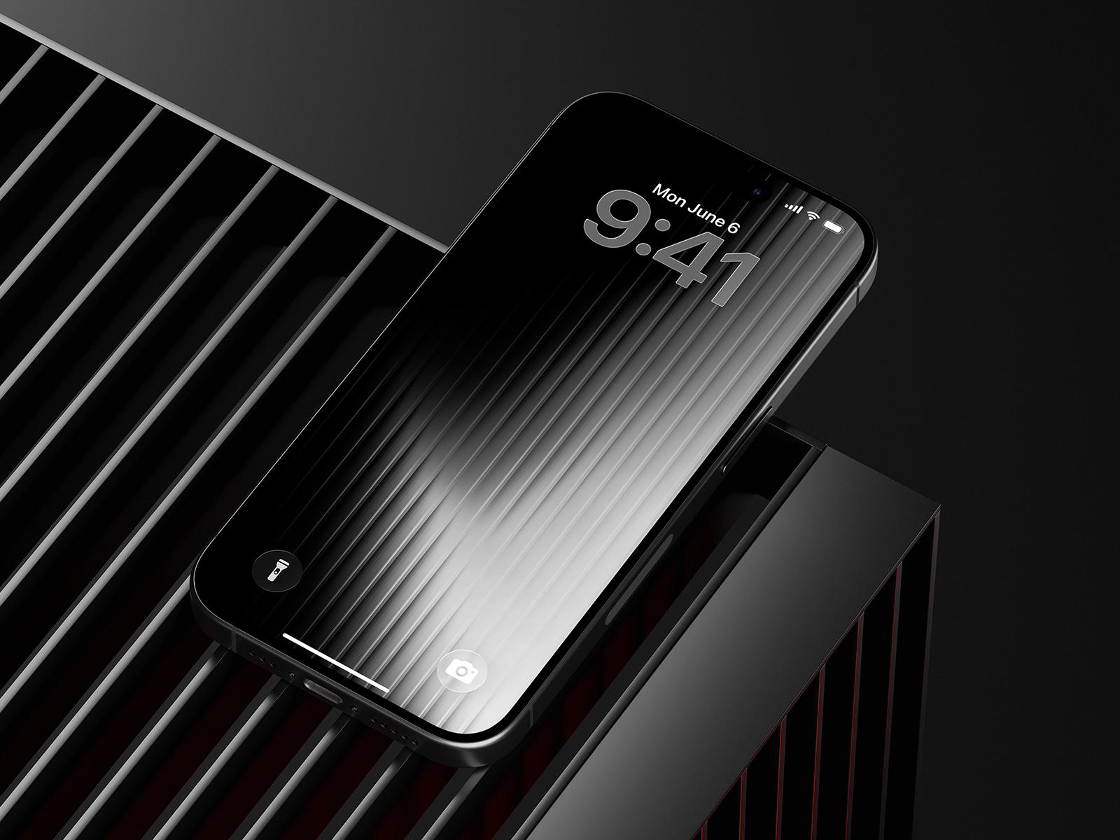 Dark Form Phone Wallpaper : HD 4K Lock Screen (Digital Download)