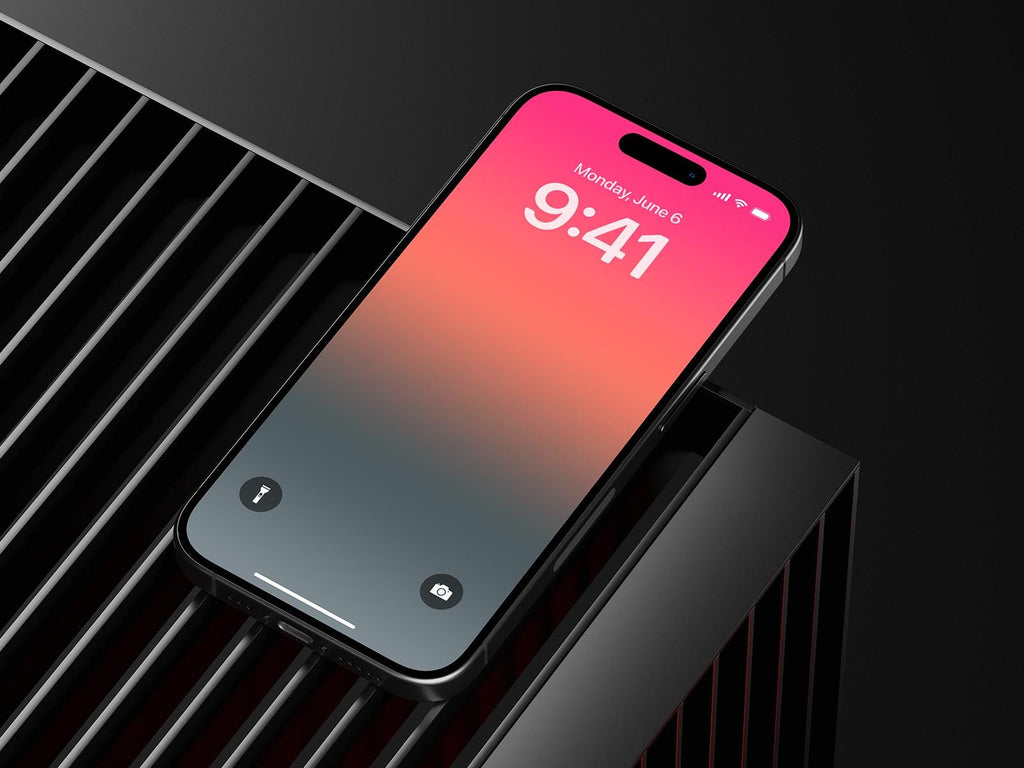 Sunset Gradient Phone Wallpaper: HD 4K Lock Screen (Digital Download)