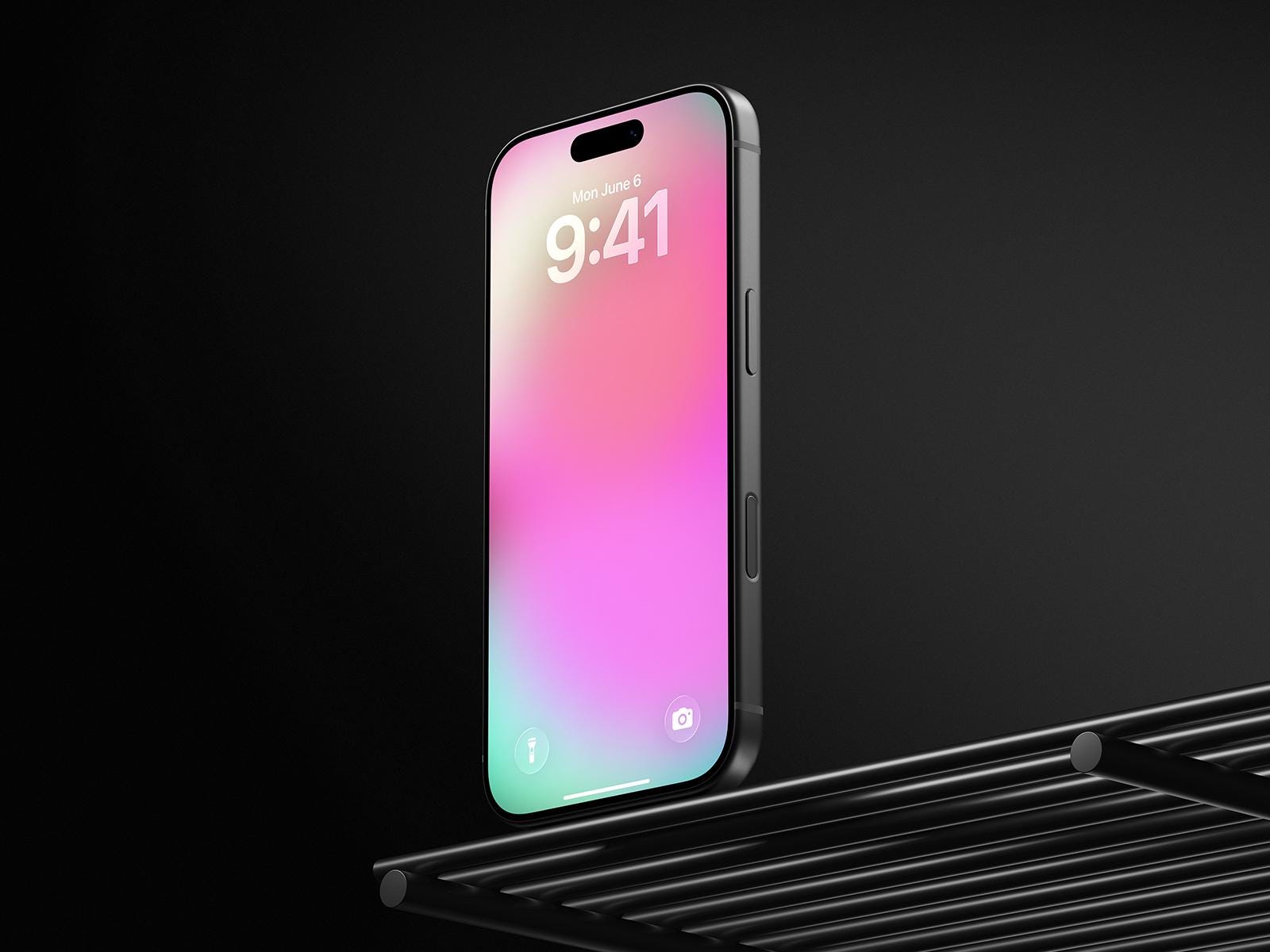 Aura Phone Wallpaper: Abstract Phone Lock Screen (Digital Download)