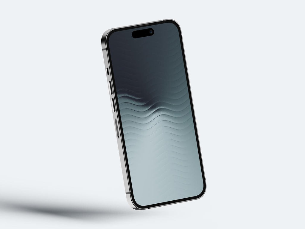 Chrome Abstract Phone Wallpaper: HD 4K Lock Screen (Digital Download)