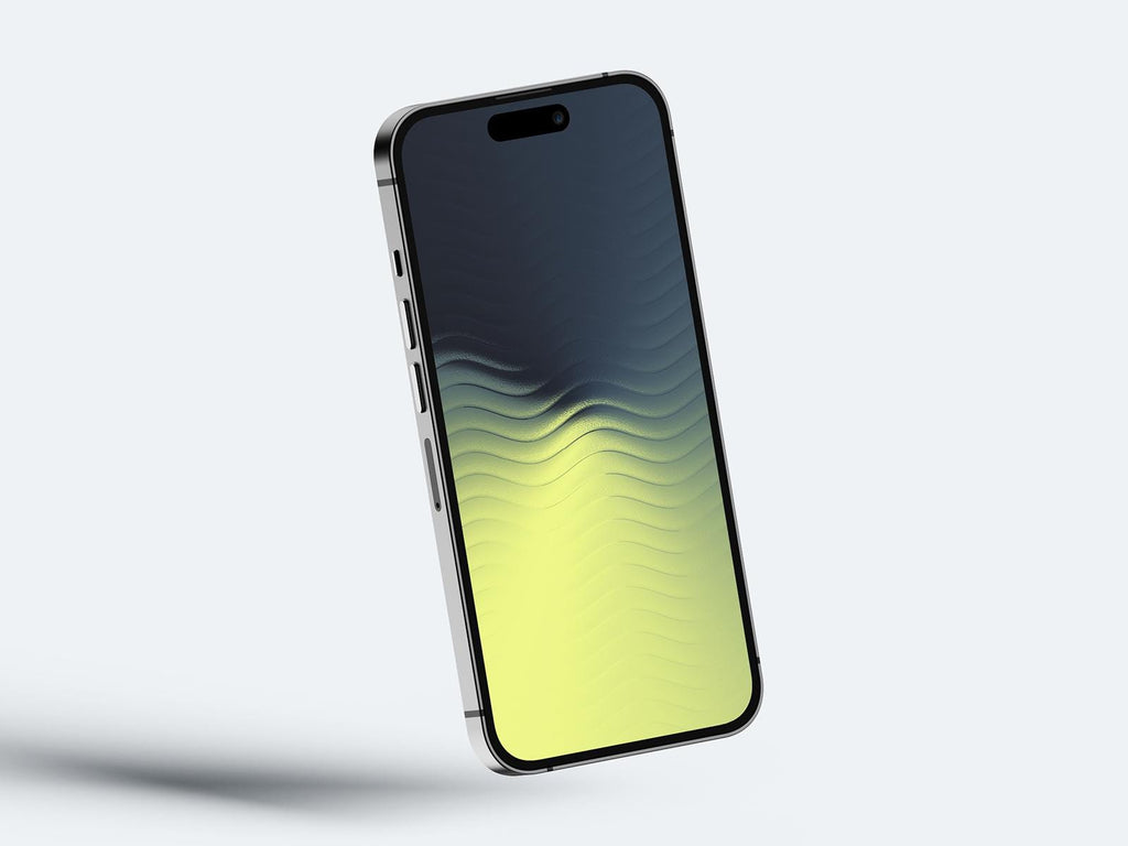 Abstract Wave iPhone Wallpaper, Gradient Phone Background, Minimalist Phone Lock Screen (Digital Download)