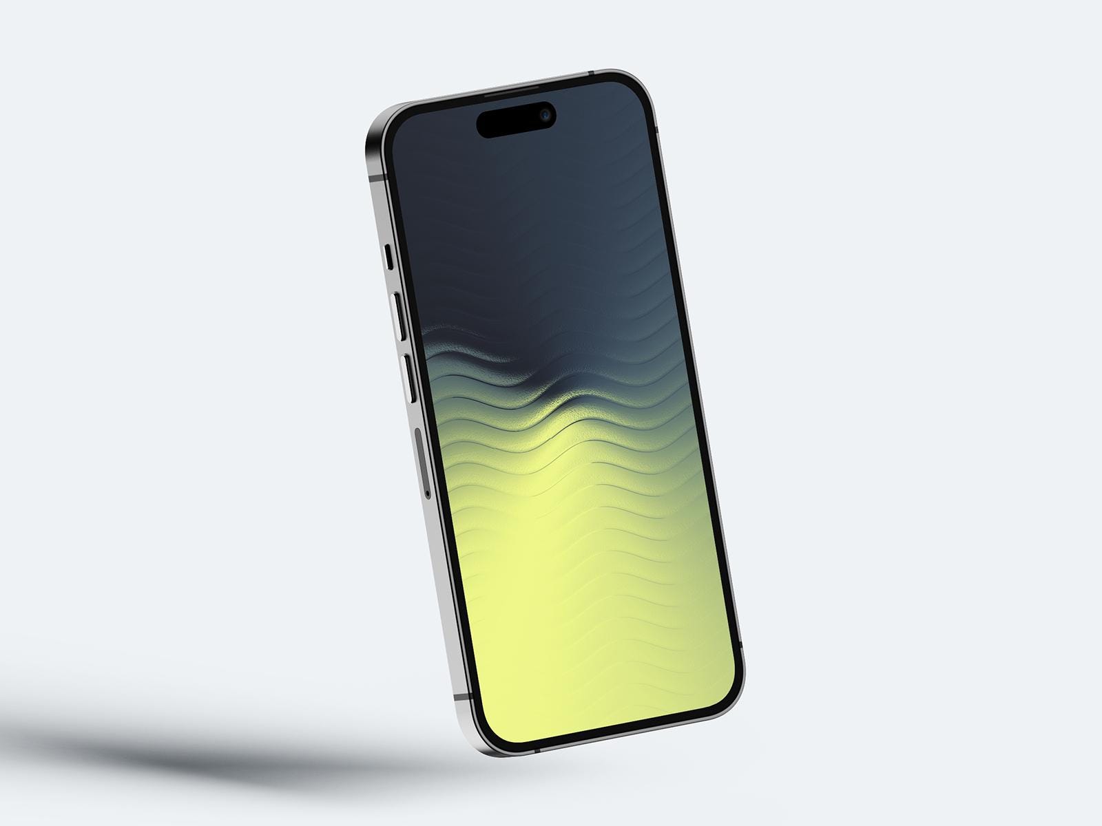 Abstract Wave iPhone Wallpaper, Gradient Phone Background, Minimalist Phone Lock Screen (Digital Download)