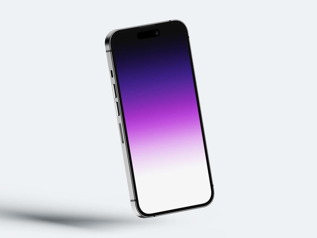 Light Purple Gradient Phone Wallpaper: Abstract Phone Lock Screen (Digital Download)