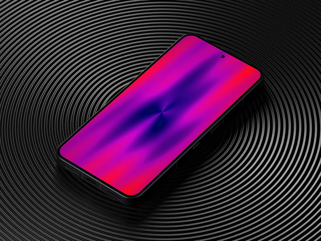 Aura Flux iPhone Wallpaper – Minimalist (Digital Download)