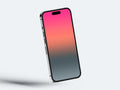 Sunset Gradient Phone Wallpaper: HD 4K Lock Screen (Digital Download)