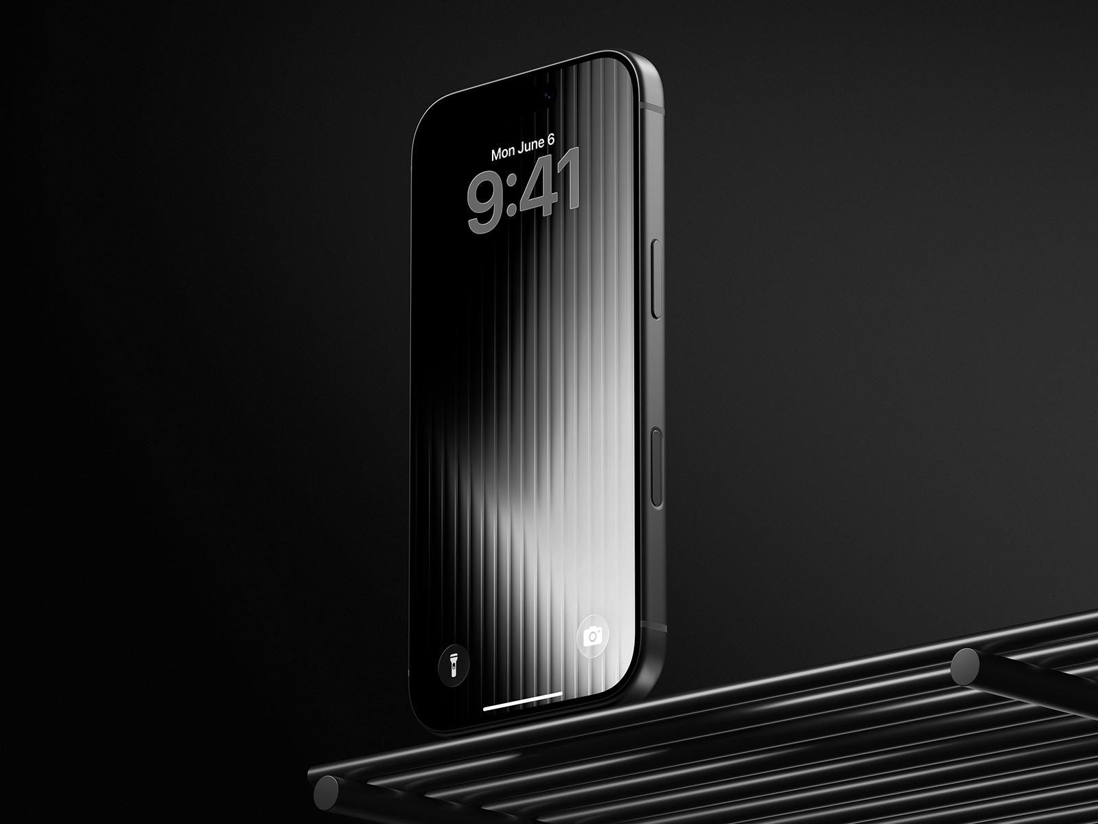 Dark Form Phone Wallpaper : HD 4K Lock Screen (Digital Download)