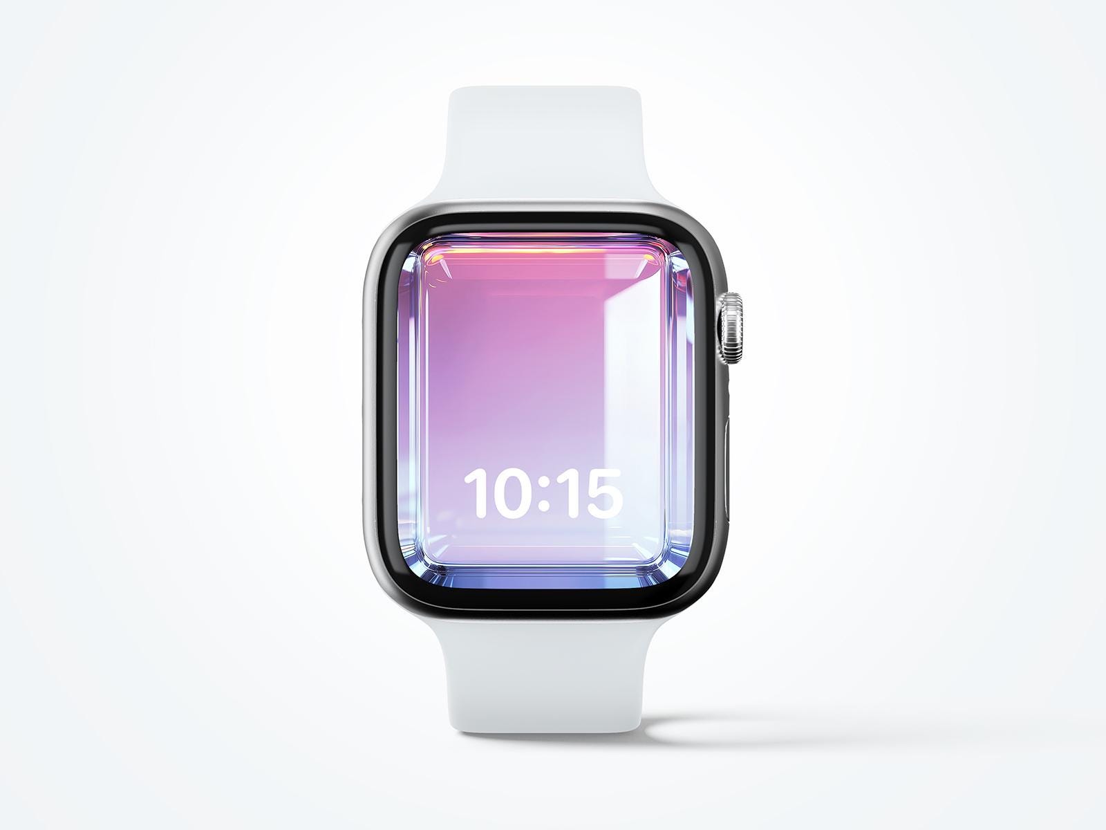 Apple Watch Gradient Glass Smartwatch Wallpaper (Digital Download)