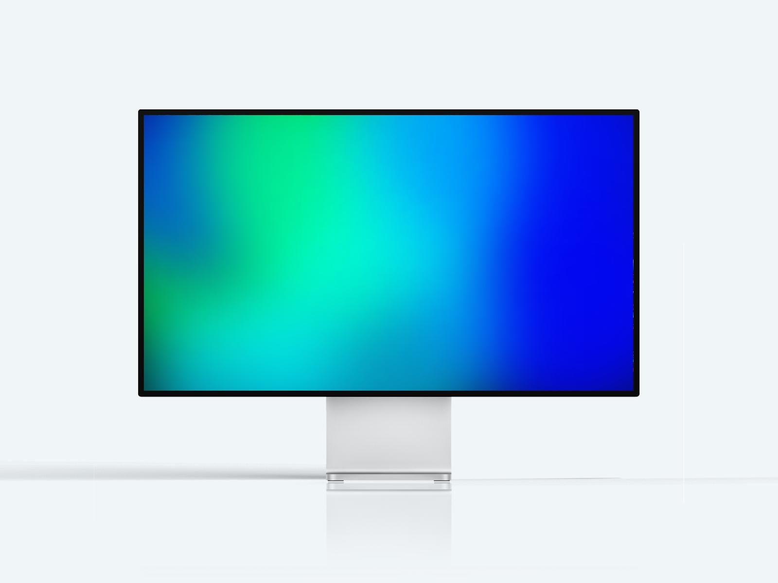 Aura Abstract Desktop Wallpaper - HD 4K iMac Background (Digital Download)