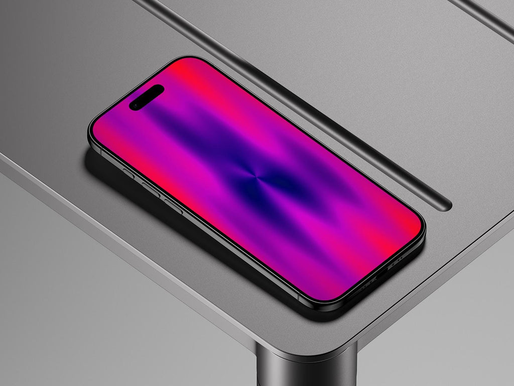 Aura Flux iPhone Wallpaper – Minimalist (Digital Download)