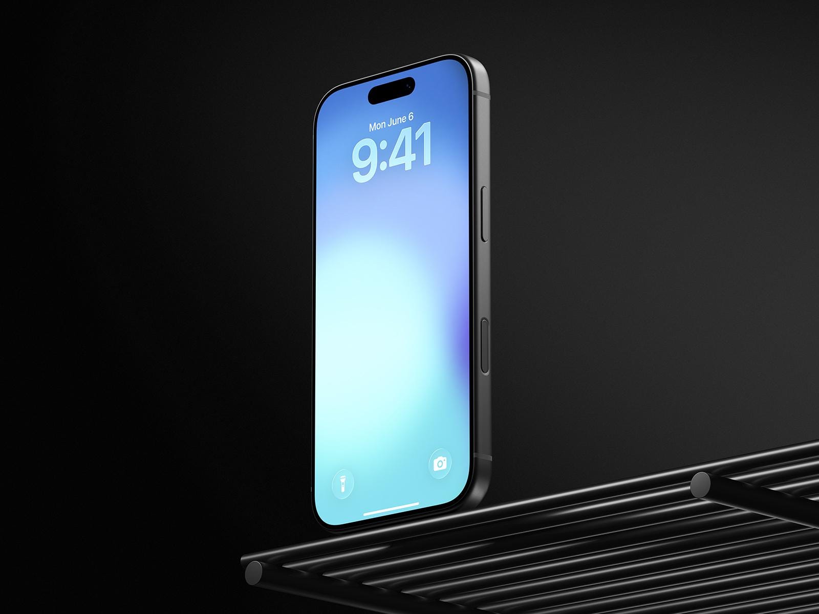 Aura Abstract Phone Wallpaper – 4K Lock Screen (Digital Download)