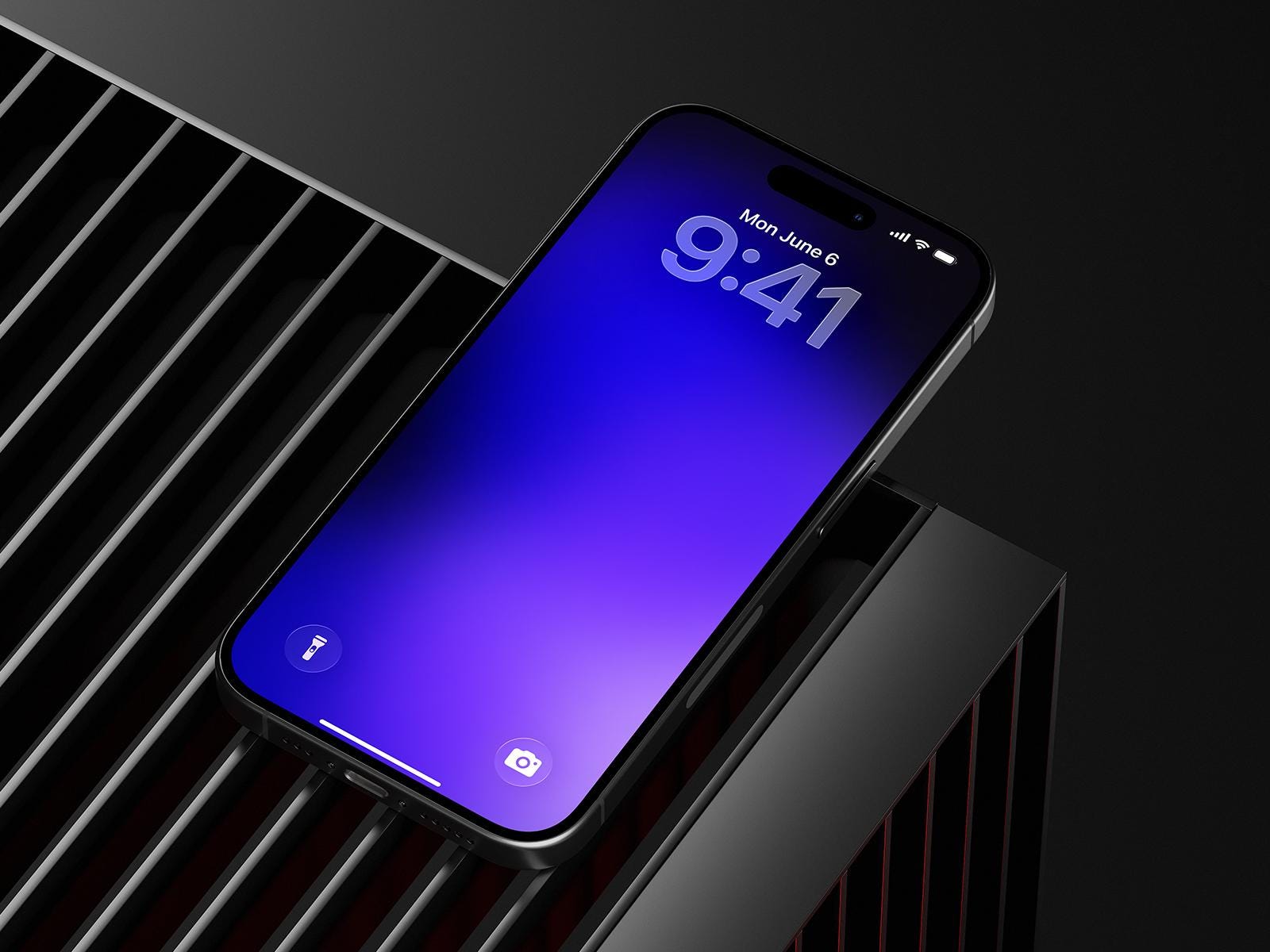 Aura Abstract Phone Wallpaper – 4K Lock Screen (Digital Download)