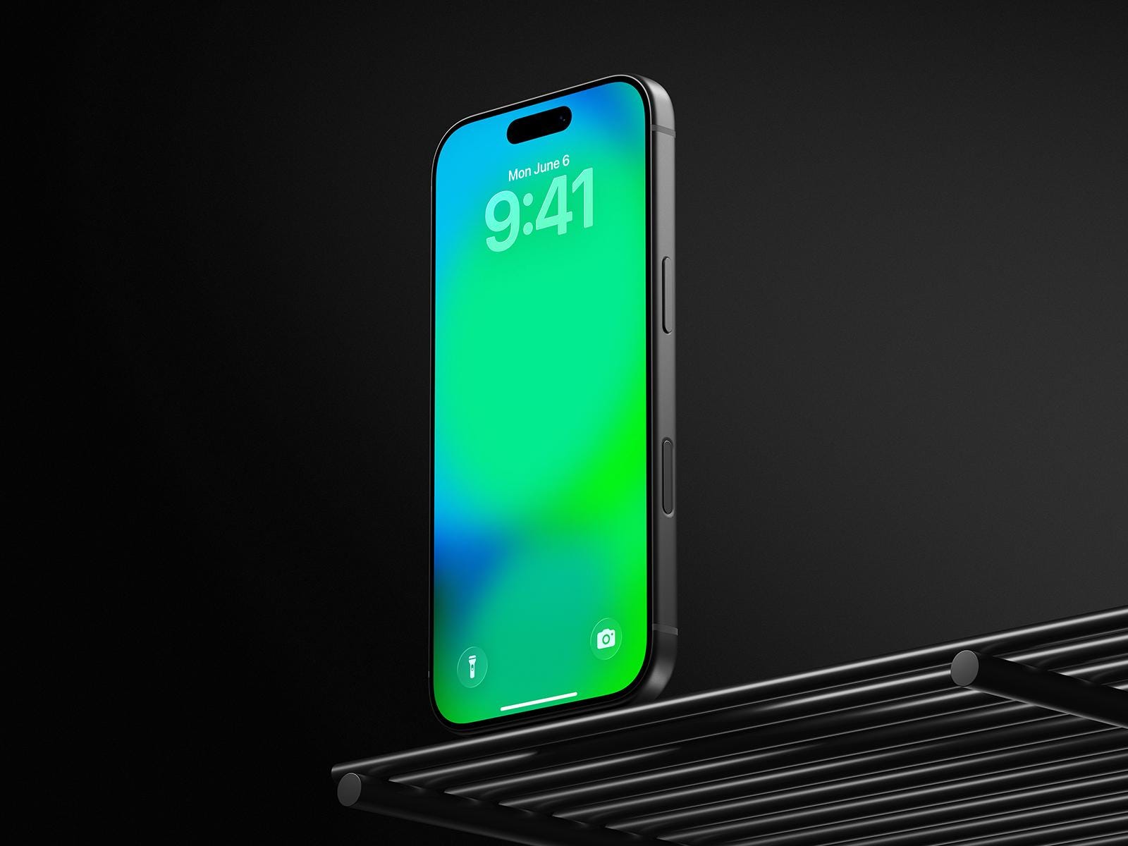 Aura Wallpaper: Abstract Phone Lock Screen (Digital Download)