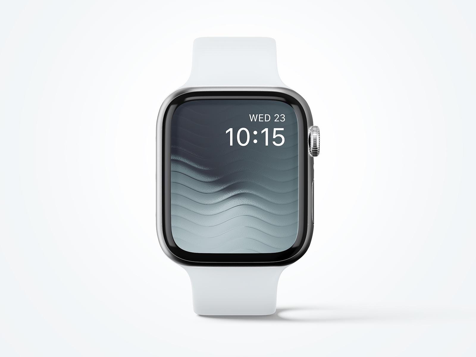 Apple Watch Chrome Smartwatch Wallpaper (Digital Download)
